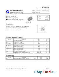 Datasheet AP1332EU manufacturer A-Power