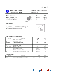 Datasheet AP1333U manufacturer A-Power