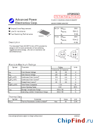 Datasheet AP2852GO manufacturer A-Power