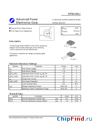 Datasheet AP3310H manufacturer A-Power