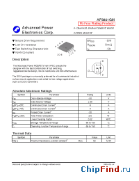 Datasheet AP3801GM manufacturer A-Power