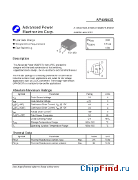 Datasheet AP40N03S manufacturer A-Power