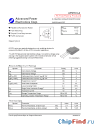 Datasheet AP40T03GJ manufacturer A-Power