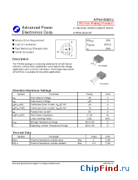 Datasheet AP4415GH manufacturer A-Power
