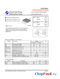 Datasheet AP4578GH manufacturer A-Power