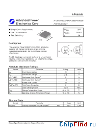 Datasheet AP4924M manufacturer A-Power