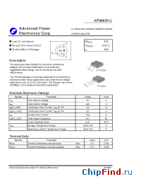 Datasheet AP9962J manufacturer A-Power