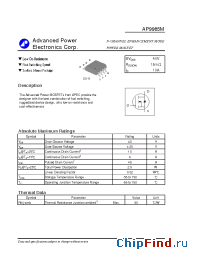 Datasheet AP9985M manufacturer A-Power