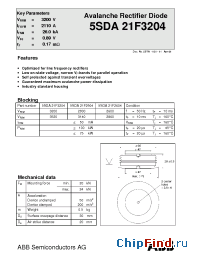 Datasheet 5SDA21F3204 manufacturer ABB