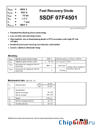 Datasheet 5SDF07F4501 manufacturer ABB
