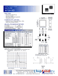Datasheet AFS915D manufacturer Abracon