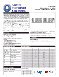 Datasheet AK5328192W-60 manufacturer Accutek