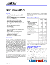 Datasheet A1010B-1B manufacturer Actel