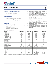 Datasheet A54SX16A-1BG208 manufacturer Actel