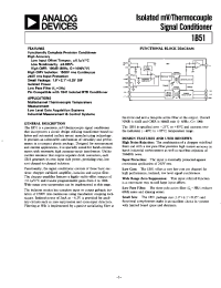 Datasheet 1B51 manufacturer Analog Devices