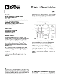 Datasheet 3B01 manufacturer Analog Devices