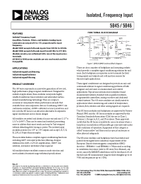 Datasheet 5B45-04 manufacturer Analog Devices