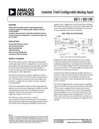 Datasheet 6B11HV manufacturer Analog Devices