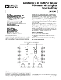 Datasheet AD10200BZ manufacturer Analog Devices