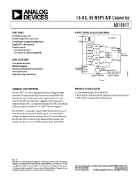 Datasheet AD10677 manufacturer Analog Devices