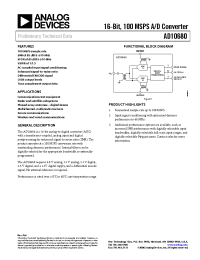Datasheet AD10680 manufacturer Analog Devices
