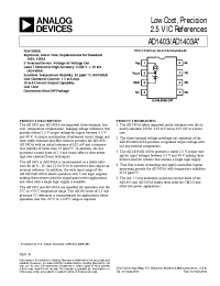 Datasheet AD1403A manufacturer Analog Devices