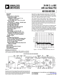 Datasheet AD1555-AD1556 manufacturer Analog Devices