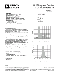 Datasheet AD1580ART-REEL1 manufacturer Analog Devices