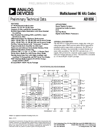 Datasheet AD1836A manufacturer Analog Devices