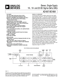 Datasheet AD1858 manufacturer Analog Devices