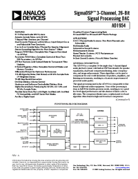Datasheet AD1954YS manufacturer Analog Devices