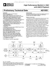 Datasheet AD1955YRS manufacturer Analog Devices