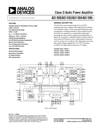 Datasheet AD1990 manufacturer Analog Devices