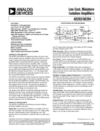Datasheet AD202 manufacturer Analog Devices