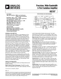 Datasheet AD210A manufacturer Analog Devices