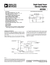 Datasheet AD22050R manufacturer Analog Devices