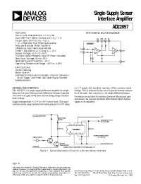 Datasheet AD22057R-Reel manufacturer Analog Devices