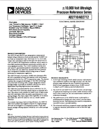 Datasheet AD2710 manufacturer Analog Devices