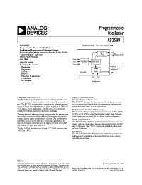 Datasheet AD2S99 manufacturer Analog Devices