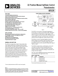 Datasheet AD5228EVAL manufacturer Analog Devices