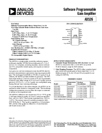 Datasheet AD526A manufacturer Analog Devices