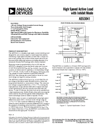 Datasheet AD53041 manufacturer Analog Devices