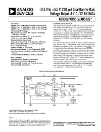 Datasheet AD5312BRM manufacturer Analog Devices