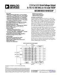 Datasheet AD5318 manufacturer Analog Devices