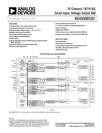 Datasheet AD5360 manufacturer Analog Devices