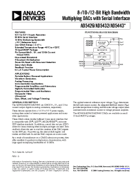 Datasheet AD5432BRM manufacturer Analog Devices