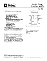 Datasheet AD5539S manufacturer Analog Devices