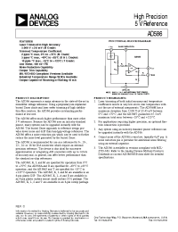 Datasheet AD586B manufacturer Analog Devices