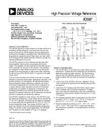 Datasheet AD588S manufacturer Analog Devices