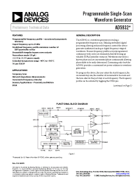 Datasheet AD5932YRUZ-REEL7 manufacturer Analog Devices